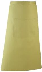 Premier Workwear Derékig érő hosszú kötény zsebbel - Lime (PR158-1000143295)