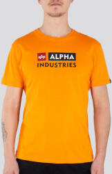 Alpha Industries Alpha Block-Logo T - alpha orange