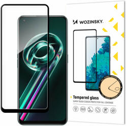 Wozinsky szuper kemény Full Glue edzett üvegből készült teljes képernyő keret tokében barátságos realme 9 pro + (9 pro plusz) fekete