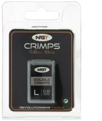 NGT Bride Pole Position Double Crimps 0.80mm 10buc/cutie Cleste