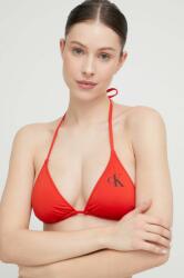 Calvin Klein bikini felső piros, enyhén merevített kosaras - piros M - answear - 13 990 Ft