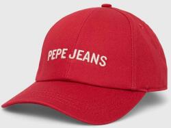 Pepe Jeans gyerek baseball sapka piros, nyomott mintás - piros 152
