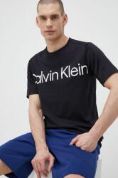 Calvin Klein Performance edzős póló Effect fekete, nyomott mintás - fekete S