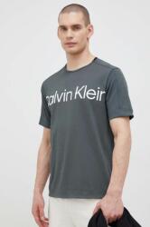 Calvin Klein Performance edzős póló Effect szürke, nyomott mintás - szürke M