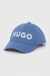 Hugo pamut baseball sapka nyomott mintás - kék Univerzális méret - answear - 9 585 Ft