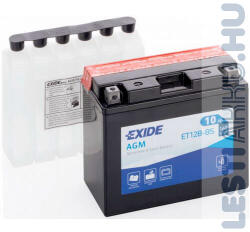 Exide 10Ah 160A left+ YT12B-BS