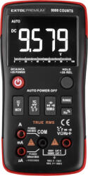 Extol digitális multiméter; Amper/Volt/Ohm mérő, True RMS, hangjelző funkcióval, CE, 2 db 1, 5V AA elem - pcx - 21 099 Ft