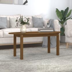 vidaXL Măsuță de cafea, maro miere, 110x55x45 cm, lemn masiv de pin (822345) Masa de cafea
