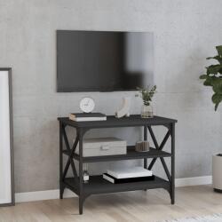 vidaXL Comodă TV, negru, 60x40x50 cm, lemn prelucrat (825782)