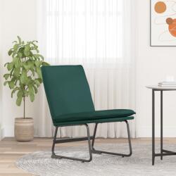 vidaXL Scaun de relaxare, verde închis, 52x75x76 cm, material textil (351316)