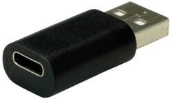 Roline Адаптер Roline 12.99. 2995, от USB Type A(м) към USB Type-C(ж), черен (12.99.2995)