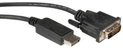 Roline Кабел Roline 11.99. 5613, DisplayPort(м) към DVI(м), 1m, черен (11.99.5613)