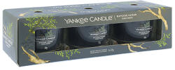 Yankee Candle Bayside Cedar lumânare votivă în sticlă 3 x 37 g