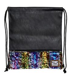 Hash - HASH luxus bőr hátsó táska / hátsó táska, Gold Sequins, HS-139, 507019024
