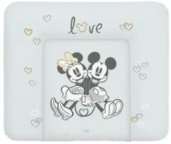 Ceba - Puha pelenkázó szőnyeg komódhoz 85x72 Disney Minnie & Mickey Grey