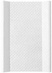Ceba - 2 négyzet alakú öltözőszőnyeg tömör deszkával (50x80) Comfort Caro fehér