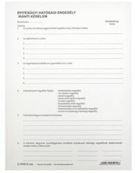  Nyomtatvány építési engedély iránti kérelem dosszié (C3743-3/ÚJ)