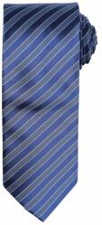 Premier Workwear Dupla csíkos nyakkendő - Sötétkék / kék (PR782-1000213238)
