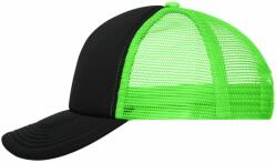 Myrtle Beach (Daiber) 5 paneles sapka MB070 - Fekete / neonzöld | unisex (MB070-1792798)