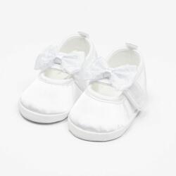 NEW BABY Baba szatén balettcipők New Baby fehér 6-12 h - babyboxstore