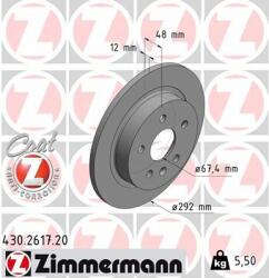 ZIMMERMANN Disc frana ZIMMERMANN COAT Z 430.2617. 20 (430.2617.20)
