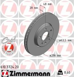ZIMMERMANN Disc frana ZIMMERMANN COAT Z 610.3724. 20 (610.3724.20)