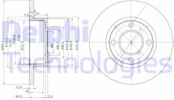 DELPHI Disc frana DELPHI BG2752 (BG2752) - automobilus