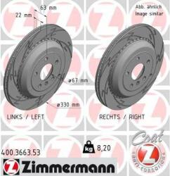 ZIMMERMANN Disc frana ZIMMERMANN 400.3663. 53