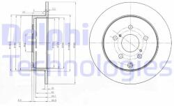 DELPHI Disc frana DELPHI BG4051 (BG4051) - automobilus