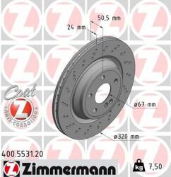 ZIMMERMANN Disc frana ZIMMERMANN COAT Z 400.5531. 20 (400.5531.20)