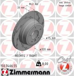 ZIMMERMANN Disc frana ZIMMERMANN BLACK Z 150.3466. 55 (150.3466.55)