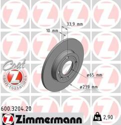 ZIMMERMANN Disc frana ZIMMERMANN COAT Z 600.3204. 20 (600.3204.20)