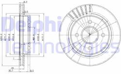 DELPHI Disc frana DELPHI BG2700 (BG2700) - automobilus