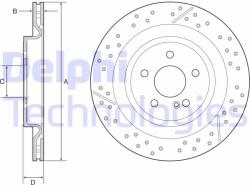 DELPHI Disc frana DELPHI BG4958C (BG4958C)