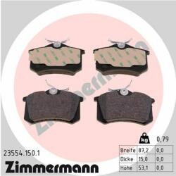 ZIMMERMANN set placute frana, frana disc ZIMMERMANN 23554.150. 1 (23554.150.1)