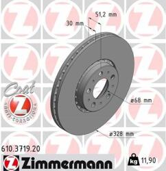 ZIMMERMANN Disc frana ZIMMERMANN COAT Z 610.3719. 20 (610.3719.20)