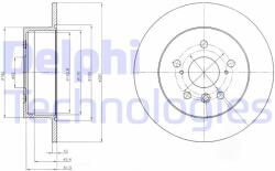 DELPHI Disc frana DELPHI BG4268 (BG4268)