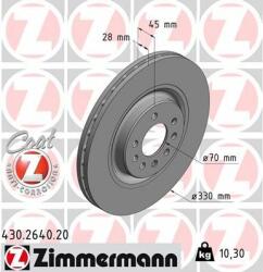 ZIMMERMANN Disc frana ZIMMERMANN 430.2640. 20