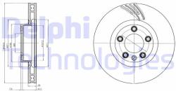 DELPHI Disc frana DELPHI BG9101C - automobilus