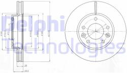 DELPHI Disc frana DELPHI BG4261 (BG4261)