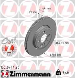 ZIMMERMANN Disc frana ZIMMERMANN COAT Z 150.3444. 20 (150.3444.20)