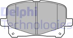 DELPHI set placute frana, frana disc DELPHI LP2129