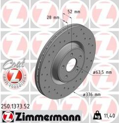 ZIMMERMANN Disc frana ZIMMERMANN SPORT Z 250.1373. 52 (250.1373.52)