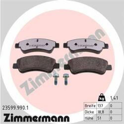 ZIMMERMANN set placute frana, frana disc ZIMMERMANN rd: z 23599.990. 1 (23599.990.1)