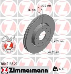 ZIMMERMANN Disc frana ZIMMERMANN COAT Z 380.2168. 20 (380.2168.20)