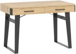 WIPMEB LOFT LT14 íróasztal tölgy artisan/fekete - smartbutor