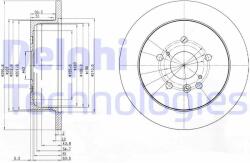 DELPHI Disc frana DELPHI BG3779 (BG3779) - automobilus