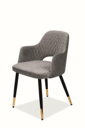 WIPMEB FRANCO VELVET szék szürke BLUVEL 14 - smartbutor