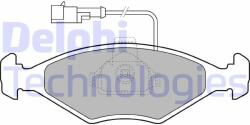 DELPHI set placute frana, frana disc DELPHI LP1415 (LP1415)