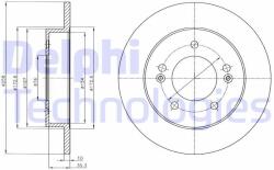 DELPHI Disc frana DELPHI BG4310 (BG4310) - automobilus